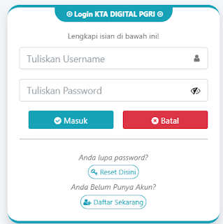 Register PGRI Lamongan - Persatuan Guru Republik Indonesia Cabang Kabupaten Lamongan